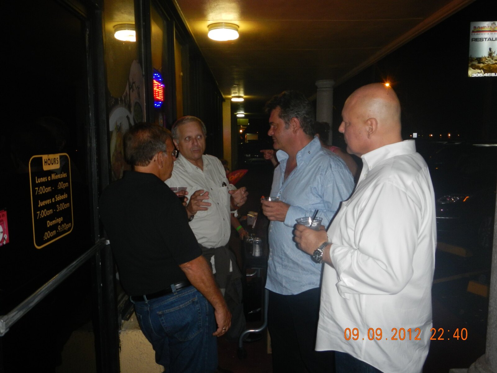 Guests gathering during Noche Llanera 2012