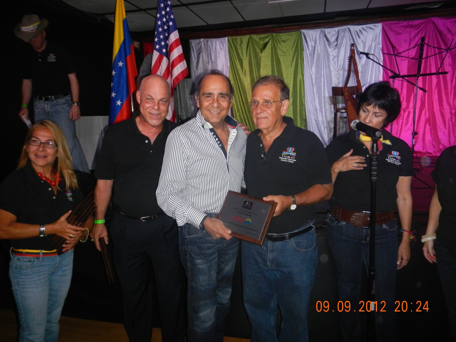 Presentation of an appreciation plaque