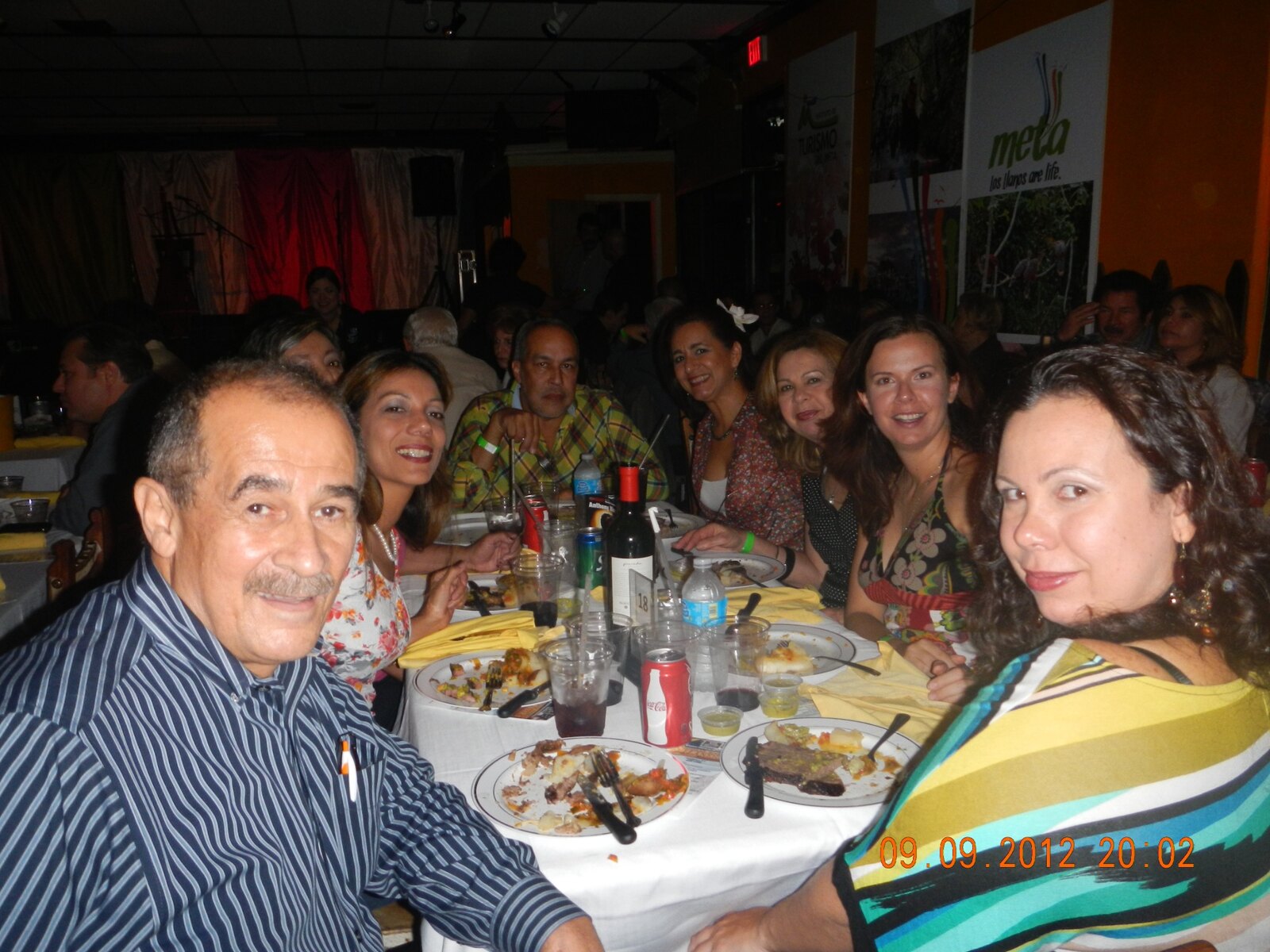 Members of the press attending Noche Llanera