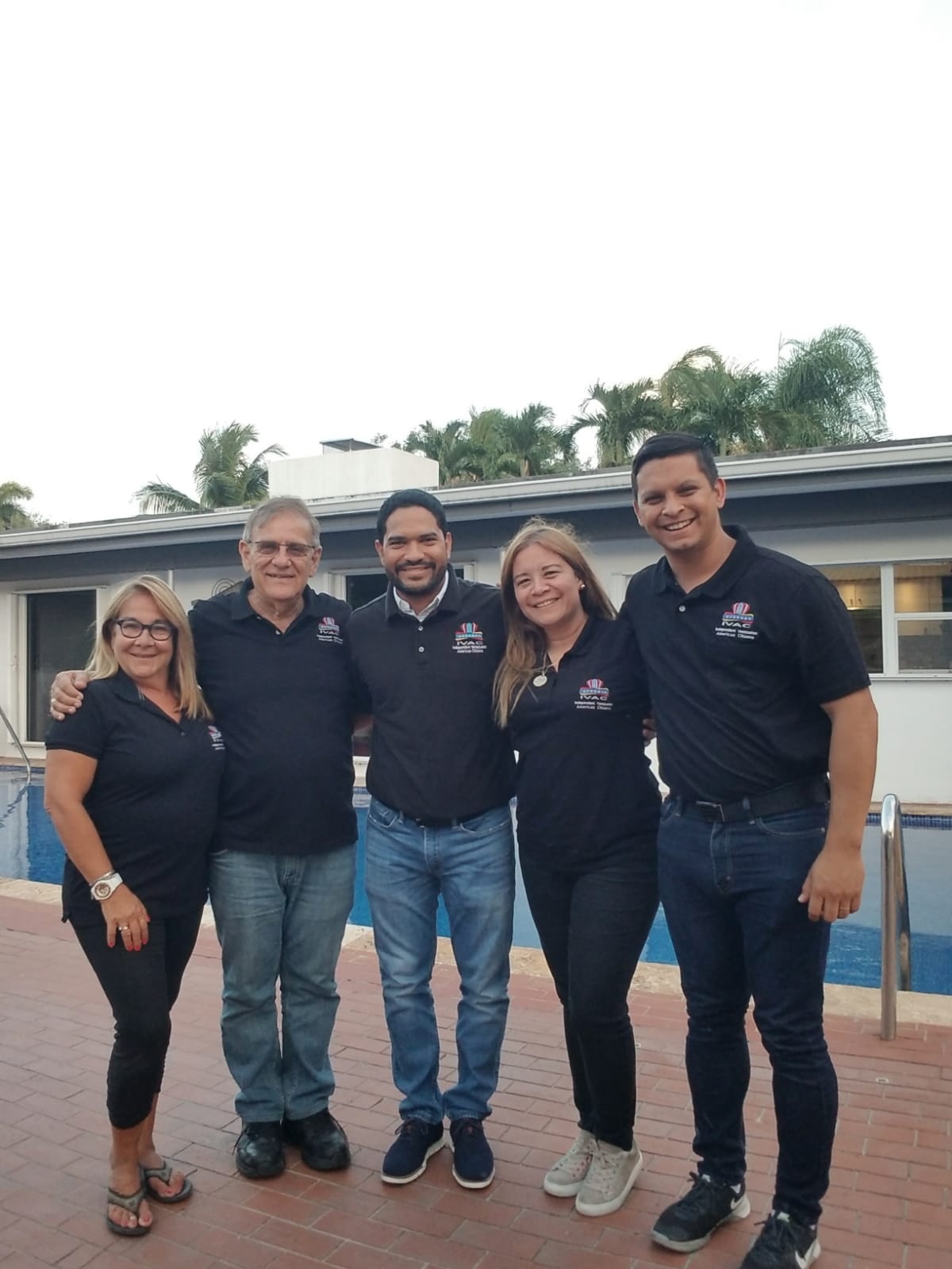 Former EF4D students and members of the IVAC board together in 2019