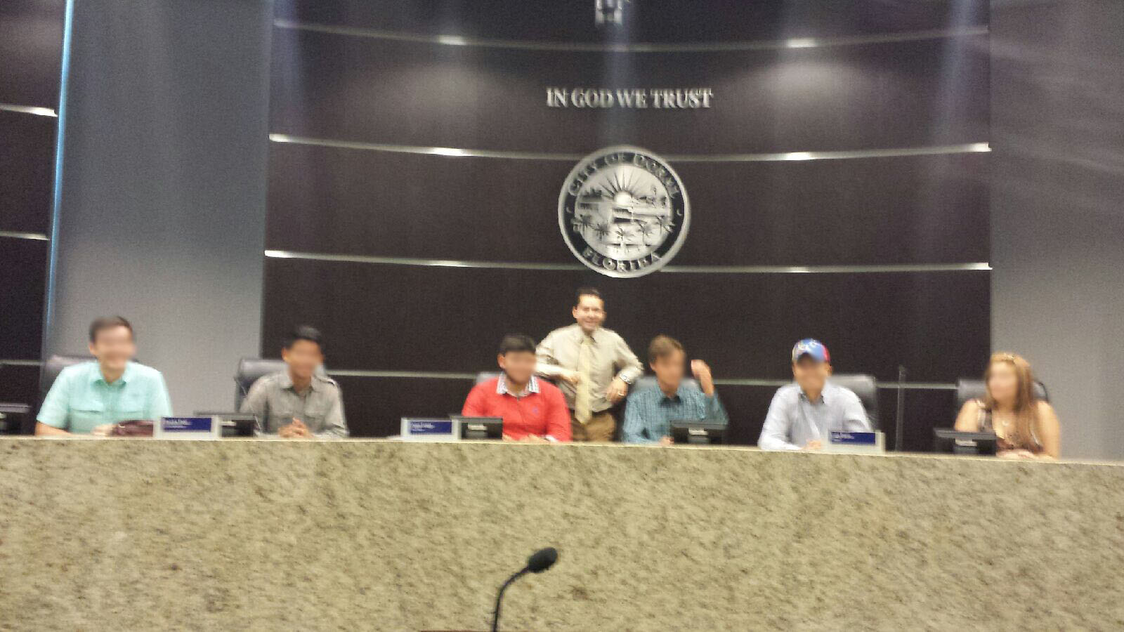 EF4D participants learning about municipal government at Doral City Hall