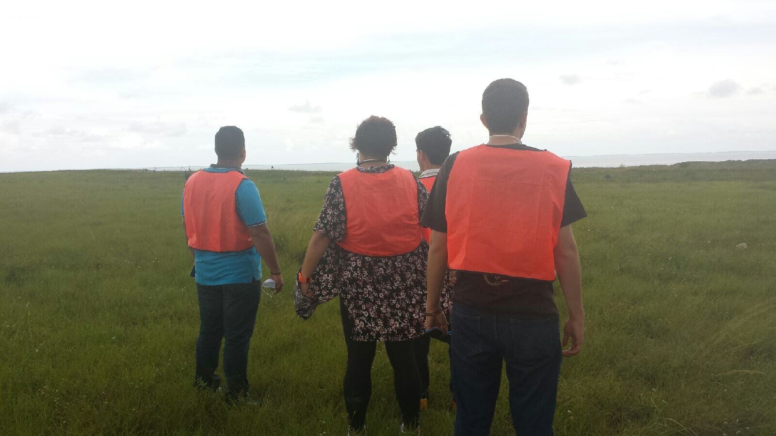 EF4D participants during an environmental public-services field visit