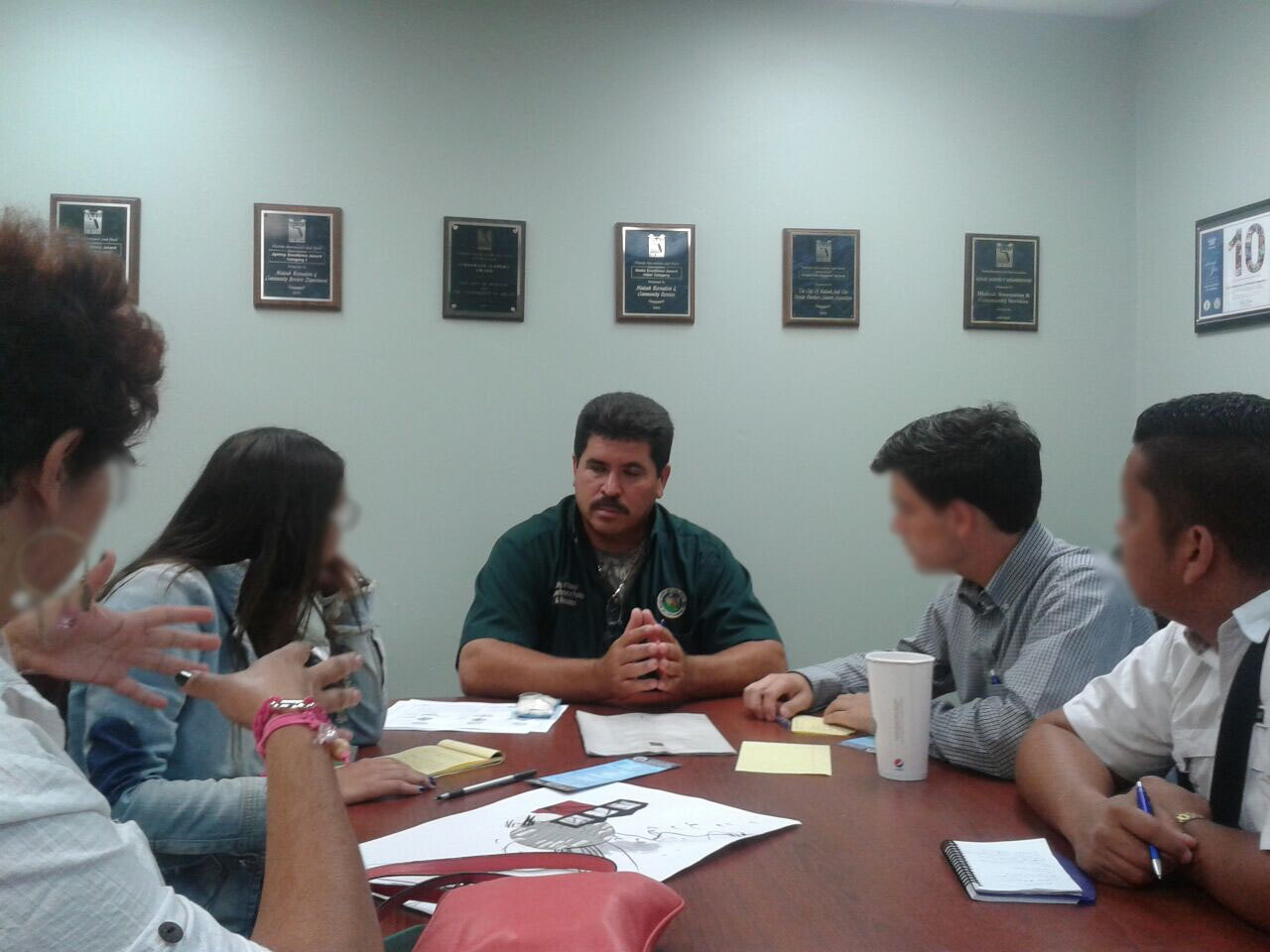 EF4D participants learning about municipal parks and public services